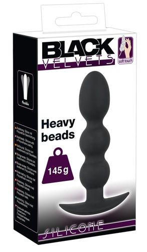 Black Velvets - Heavy Anal Beads