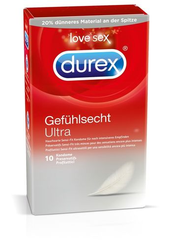 Durex – 10 Kondome ‚Gefühlsecht Ultra‘