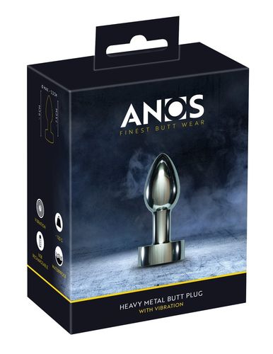 ANOS - Heavy Metal Butt Plug with Vibration