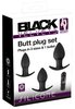 BLACK VELVETS – 3pcs, 10 Vibrations, BUTT PLUG SET